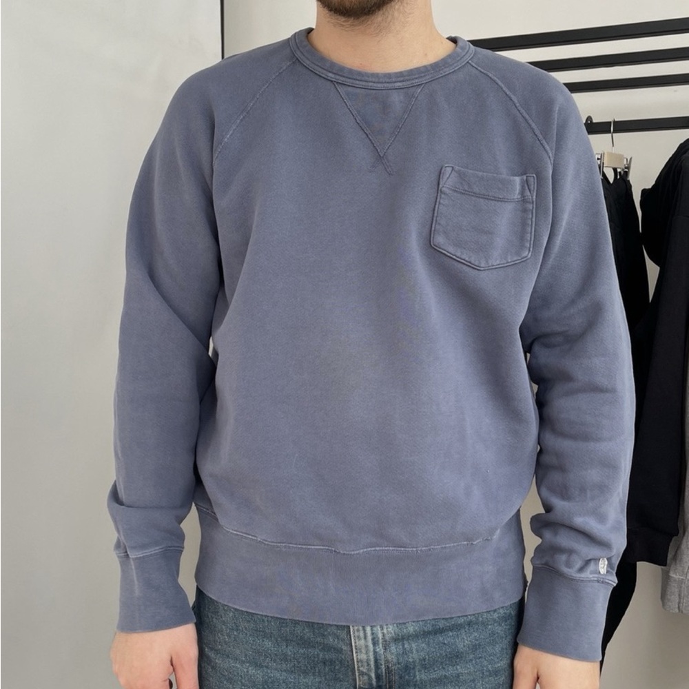 Todd Snyder X Champion Cotton Blue Sweatshirt Size M